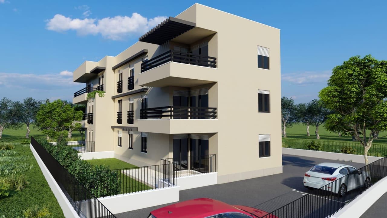 S1 – Prizemlje | Novogradnja s vrtom i 2 parking mjesta – Kaštel Stari