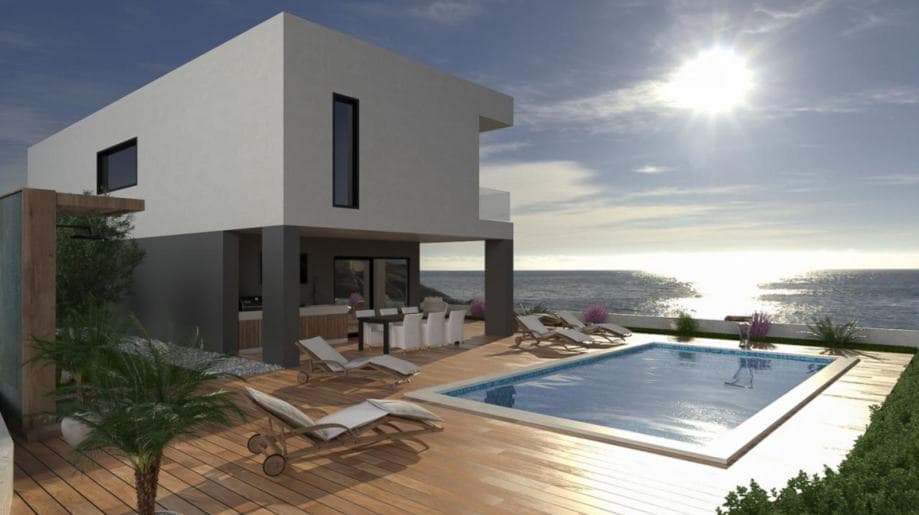 NOVO!! Podstrana - građevinsko zemljište s dozvolom i projektom za vilu