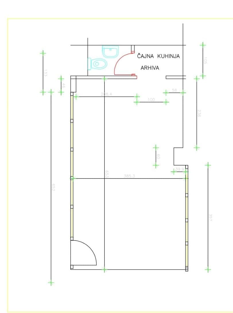 UREDSKI POSLOVNI PROSTOR 30M2 - BLIZU POLJUDA