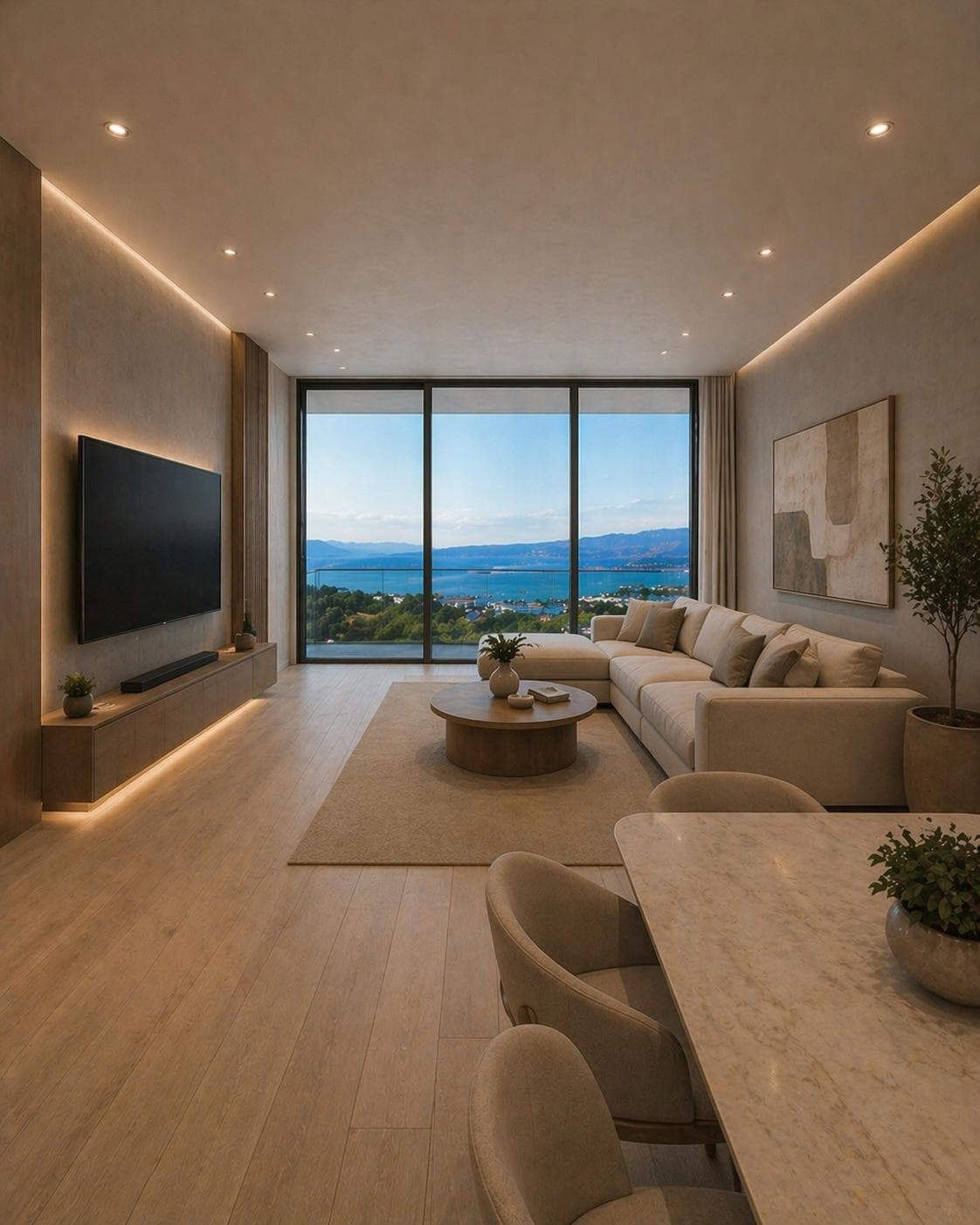 Duilovo NOVOGRADNJA ekskluzivno dvosoban, pogled na more, kredit!